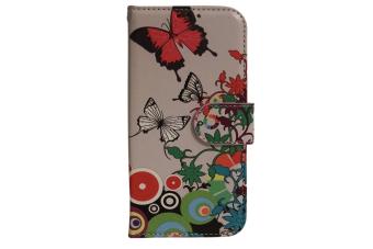 iPhone 13 Pro Max Print 5 Book Case - Kartenhalter - Magnetischer Verschluss