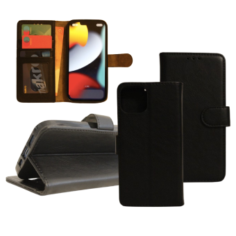 Samsung S21 Plus Boek Hoesje - Kaarthouder - Magnetische sluiting - Zwart