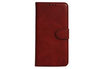 Étui portefeuille pour Samsung S21 Plus - Porte-cartes - Fermeture magnétique - Bordeaux 