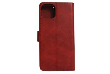 Étui portefeuille pour Samsung S21 Plus - Porte-cartes - Fermeture magnétique - Bordeaux 