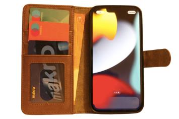 Samsung S21 Plus Boek Hoesje - Kaarthouder - Magnetische sluiting - Donkerbruin