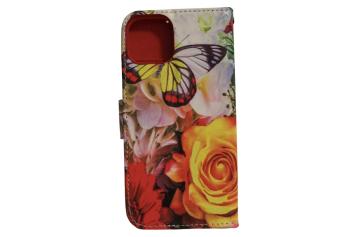iPhone 13 Pro Max Print 2 Book Case - Kartenhalter - Magnetischer Verschluss