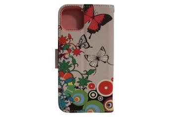 iPhone 13 Pro Max Print 5 Book Case - Kartenhalter - Magnetischer Verschluss