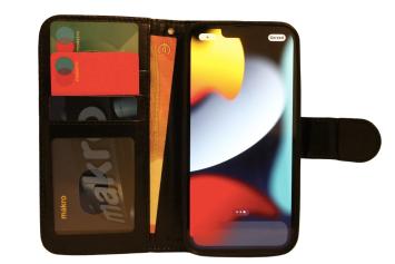 iPhone 13 Pro Max Print 7 Book Case - Kartenhalter - Magnetischer Verschluss