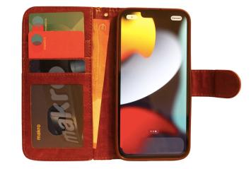 iPhone 13 Pro Max Print 11 Book Case - Kartenhalter - Magnetischer Verschluss