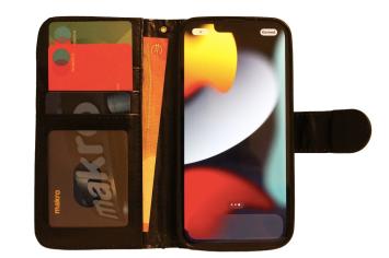 iPhone 13 Pro Max Print 12 Book Case - Card Holder - Magnetic Closure